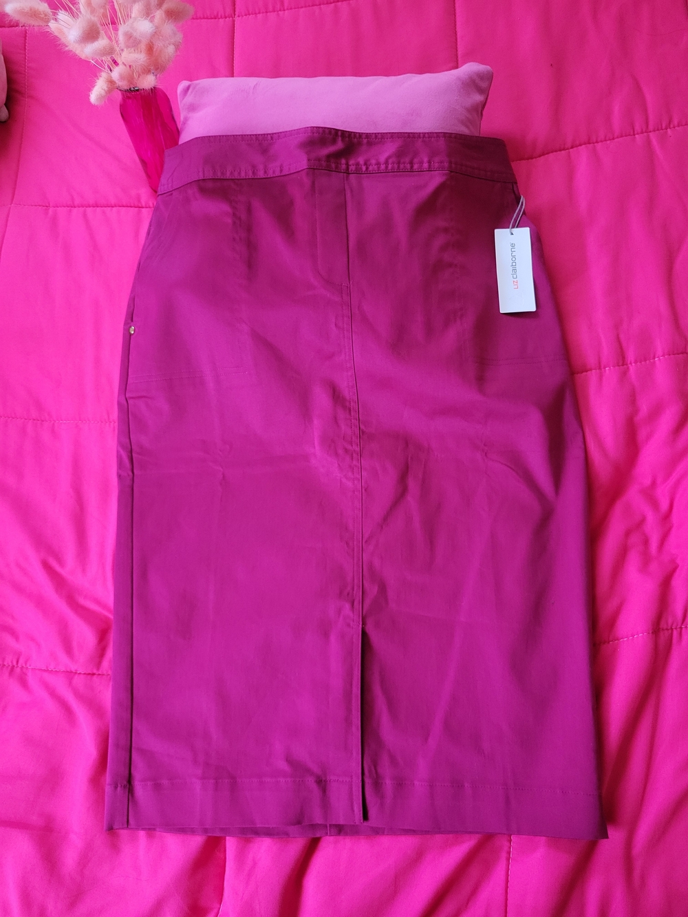 Women’s Fuchsia Pencil Skirt  -Liz Claiborne